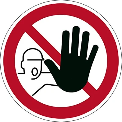 Afbeelding van Vloersymbool Geen Toegang