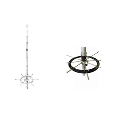 Afbeelding van SIRIO BLIZZARD 2700 Basisantenne met versterkingsring voor radialen 26 ... 28 MHz TARABLE 5/8 λ GROUND PLANE