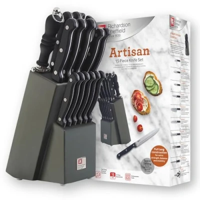 Afbeelding van Richardson Sheffield messenblok Artisan (15 delig)
