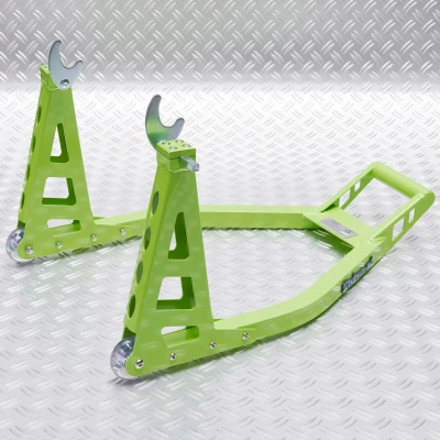Afbeelding van Datona MotoGP Paddockstand Achterwiel Kawasaki Groen (60 x 28 41 cm)