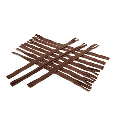 Afbeelding van ACCESSOIRES LEDUC RVNAVN3 40 568 10 Trimz Invisible Zip Rits, Nylon, Bruin, cm, stuks