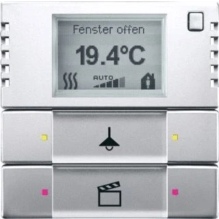 Afbeelding van Abb busch jaeger knx bedieningselement 2 4v pure rvs 2cka006134a0325