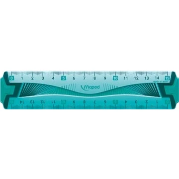 Afbeelding van Maped lat Flex onbreekbaar 15 cm, met dubbele graduatie
