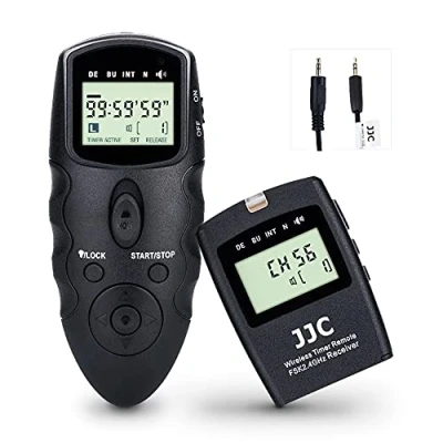 Afbeelding van JJC Draadloze Afstandsbediening Bedraad Ontspanknop Snoer Intervalmeter Timer voor Fujifilm Fuji X T4 T3 T1 Pro2 H1 X100V E2 T30 T20 T10 T100 X100T GFX100S GFX100 GFX50S