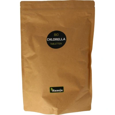 Afbeelding van Hanoju Bio Chlorella tabletten Papier Zak, 2500 stuks