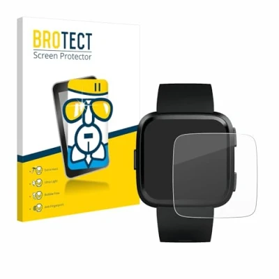 Afbeelding van BROTECT Screenprotector voor Fitbit Versa / Lite Special Edition Folie Beschermfolie Beschermglas transparant