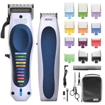 Afbeelding van WAHL Color Pro Lithium Combi Kit, Total Haircut Taper voor Ultieme Controle van de Kniplengte, Ultra Krachtige Batterij, Trimmen Finishing Touches &amp; Baardverzorging, Schaar Haarkam