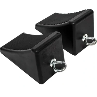 Afbeelding van MAXXHAUL 50011 rubberen wielkorf met oogje (6 1/5,1 cm x 3 3/10,2 10,2 cm), set van 2