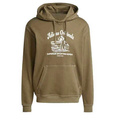 Afbeelding van adidas Originals Wabash Hoodie, Heren, Maat: XS, Olive strata