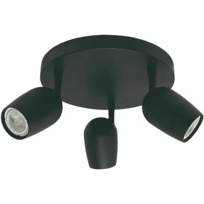 Afbeelding van Freelight Spot Trova Zwart GU10 3 Lichts