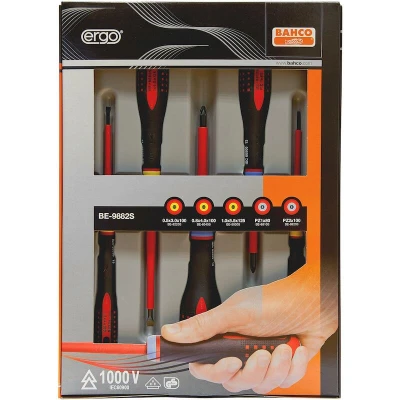 Afbeelding van Bahco schroevendraaierset ergo vde 5 dlg BE 9882S