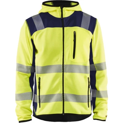 Afbeelding van Blaklader Gebreid vest met capuchon High Vis 4923 2120 Geel/Marineblauw