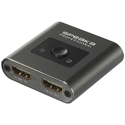 Afbeelding van SpeaKa Professional SP HSW 231 2 poorten HDMI switch UHD 8K @ 60 Hz, 4K 120 Hz
