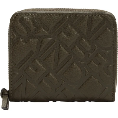 Afbeelding van LIEBESKIND BERLIN Leren Portemonnee Turlington Alexis Zip Around Wallet Nori Green Bruine