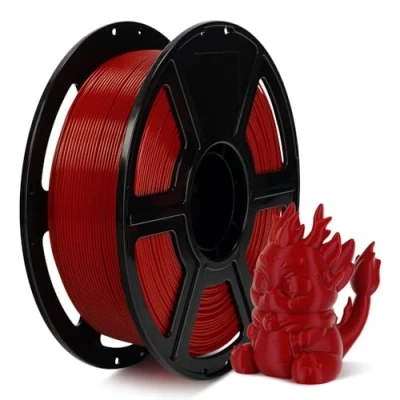Afbeelding van FLASHFORGE High Speed PLA filament, 1,75 mm, printen tot 8 x sneller, 500 mm/s snelprinten, 3D printerfilament, HS voor optimale effectiviteit bij hoge snelheden (Ruby Red)