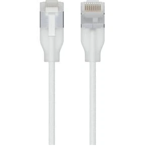 Afbeelding van Ubiquiti UACC Cable Patch EL C6A 0.15M W netwerkkabel Doorschijnend, Wit 0,15 m Cat6a