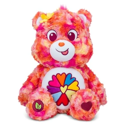 Afbeelding van Care Bears Flowerpower beertje eco vriendelijk Medium Pluche van 35cm, duurzaam verzamelspeelgoed, ideaal voor jongens en meisjes vanaf 4 jaar, schattige knuffel kinderen