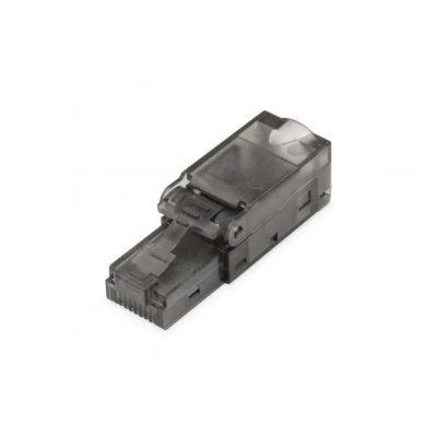 Afbeelding van Digitus RJ45 Netwerk Adapter CAT 6A [1x Snijklem connector 1x stekker] Zwart