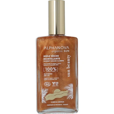 Afbeelding van Alphanova Sun shimmering dry oil bio 100ml