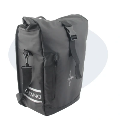 Afbeelding van Voltano Journey Luxe Fietstas 28L Zwart Laptopvak Enkele Pakaftas