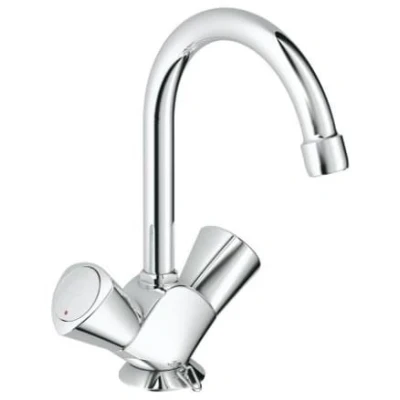Afbeelding van Grohe Costa wastafelkraan inzinkbare ketting chroom 21338001