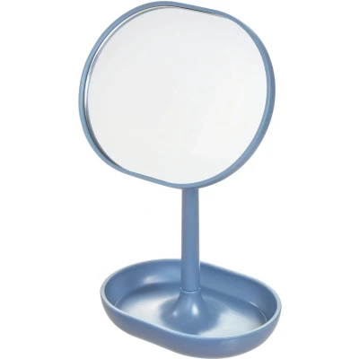 Afbeelding van Make up spiegel iDesign Cade Blauw
