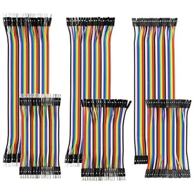Afbeelding van YXPCARS 240 stuks jumper kabelkit, 10 cm en 20 mannelijk naar vrouwelijk, vrouwelijk vrouwelijke jumper, kabels, steekplank voor Arduino