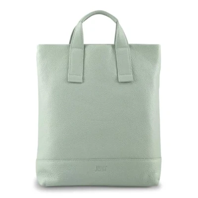 Afbeelding van JOST Leren Vrije tijd rugzak Schoudertas Vika X Change Bag Lagoon Mintgroen