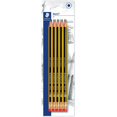 Afbeelding van Staedtler Noris Grafietpotlood Hb Met Gom, 10 Stuks Potlood