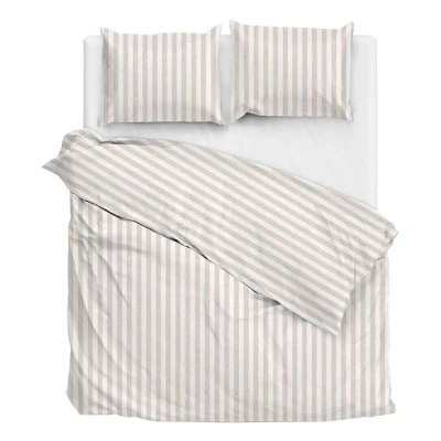 Afbeelding van Zo Home Dekbedovertrek Katoen Banda Di Lino Linnen Look sandy beige 260x200/220