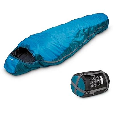 Afbeelding van KEENFLEX Slaapzak 3 4 seizoen ( 12.0 C Blue 1500g)