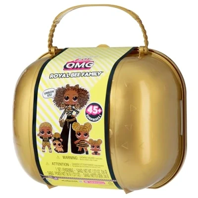 Afbeelding van LOL Surprise OMG Royal Bee familiepakket 45+ verrassingen Modepop Bee, Tot Dolls Queen King Lil Pet Pup Geweldig voor kinderen vanaf 4+