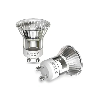 Afbeelding van DoRight 35W GU10 Halogeenlampen, MR11 Halogeen Mini Lavalamp Gloeilamp 360lm Dimbare Reflectorlamp voor Lavalampen 35MM Diameter Warmwit 2800K 2st Set