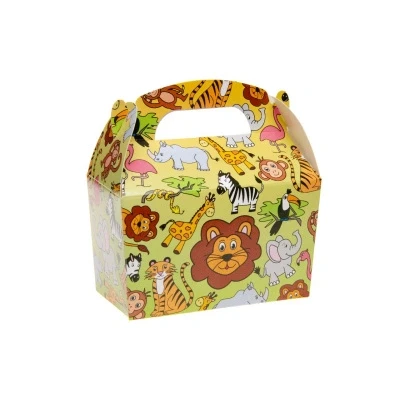 Afbeelding van Jungle Safari Uitdeeldoosjes 12x12,5x6cm 12 stuks