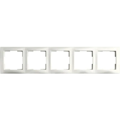 Afbeelding van Afdekraam ION Industries E1 (5 voudig, Mat wit)