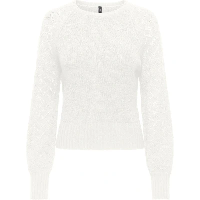 Afbeelding van Only Trui Onlmiami Ls O neck Cc Knt 15335108 Cloud Dancer Dames Maat L