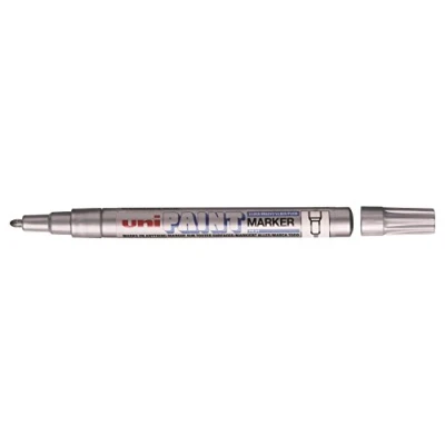 Afbeelding van Uni Paint PX 21 Marker Zilveren verfstift met 0.8 1.2 mm punt