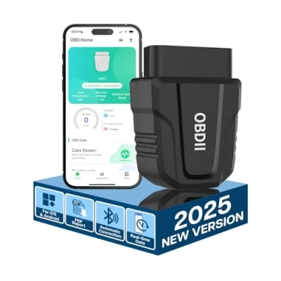 Afbeelding van MMOBIEL OBD2 Scanner Bluetooth 5.4 Auto Geschikt voor iPhone iOS &amp; Android Diagnostische Codelezer [Versie 2024] OBDII/EOBD Controleer Motorlamp Foutcode Resetten/Wissen