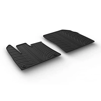Afbeelding van Gledring Rubbermatten passend voor Citroën Berlingo / Opel Combo E Peugeot Partner Cargo Toyota Proace City 9/2019 (T Profil 2 delig + ovale montageclips)