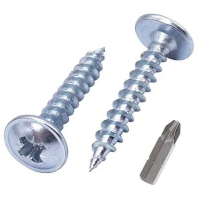 Afbeelding van 50 stuks verzinkt staal 6,0 x 40 mm houtschroeven, metalen schroeven, gemodificeerde truss kop, zelftikken (50, mm)