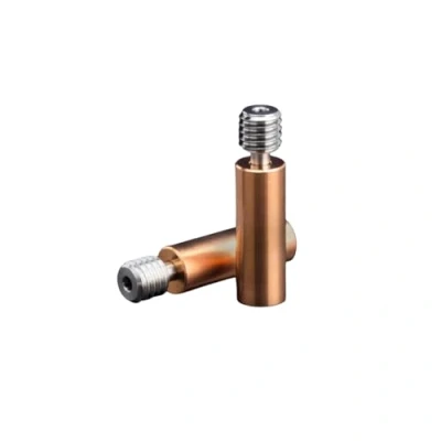 Afbeelding van Super Print 2PCS Ender 3 CR10 All metal titanium alloy Heatbreak Koper voor 3/V2/Pro/Ender 5/Plus/Pro/CR 10/CR 10S/S4 S5/CR10/V2/V3/Neptune Pro/Plus/Max/Neptune 4/4 Pro Hotend.(2PCS)