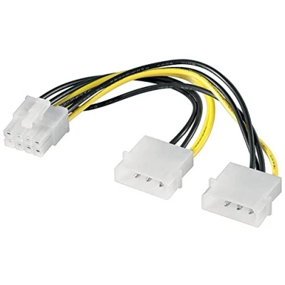 Afbeelding van Goobay Power Cable/Adapter for PC Graphics Cards, PCI E to Express 8 Pin 0.15 m