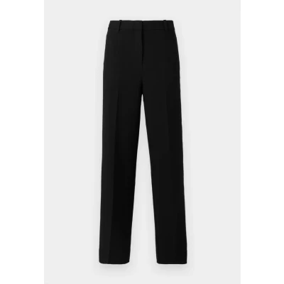 Afbeelding van Tommy Hilfiger Punto Relaxed Straight PANT Broek, Dames, Maat: 42, Black
