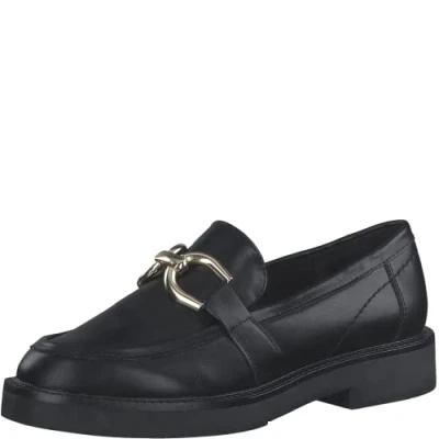 Afbeelding van MARCO TOZZI Dames 2 24301 20 platte slippers, zwart, 38 EU