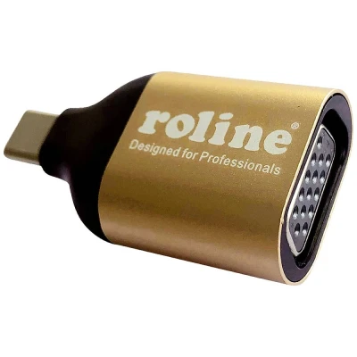 Afbeelding van ROLINE GOLD Beeldscherm Adapter USB Type C VGA