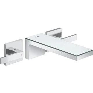 Afbeelding van Axor eengreeps wastafelkraan inbouw voor wandmontage met uitloop 221 mm spiegelglas chroom spiegel glas 47080000