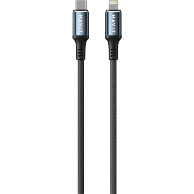 Afbeelding van Havit CB6311 USB Type C naar Lightning kabel, 1 m (wit)