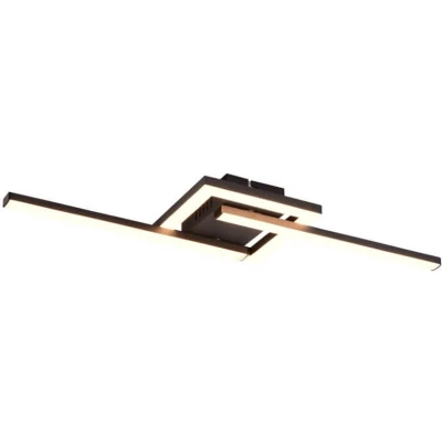 Afbeelding van REALITY VIALE Plafondlamp Zwart mat incl. 1x SMD 17W Draaibaar