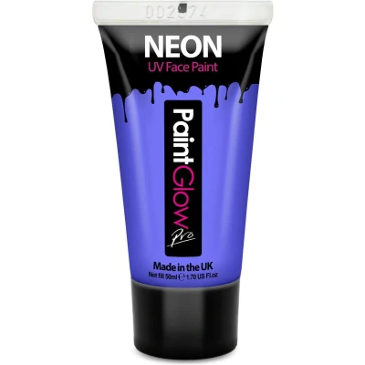 Afbeelding van Blacklight face&amp;body verf 50ml Neon blauw