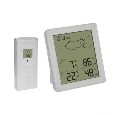 Afbeelding van TFA Dostmann Funk Wetterstation CLEAR 35.1168.02 Draadloos weerstation Verwachting voor 12 tot 24 uur Aantal sensoren max.: 3